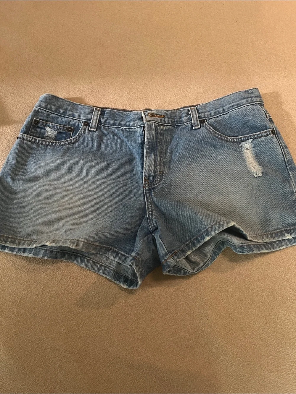 Y2K vintage Denim Shorts Trio - Light & Dark Blue Women's Jean Shorts size 11/12